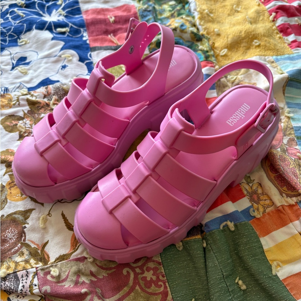 Pink Platform Sandals